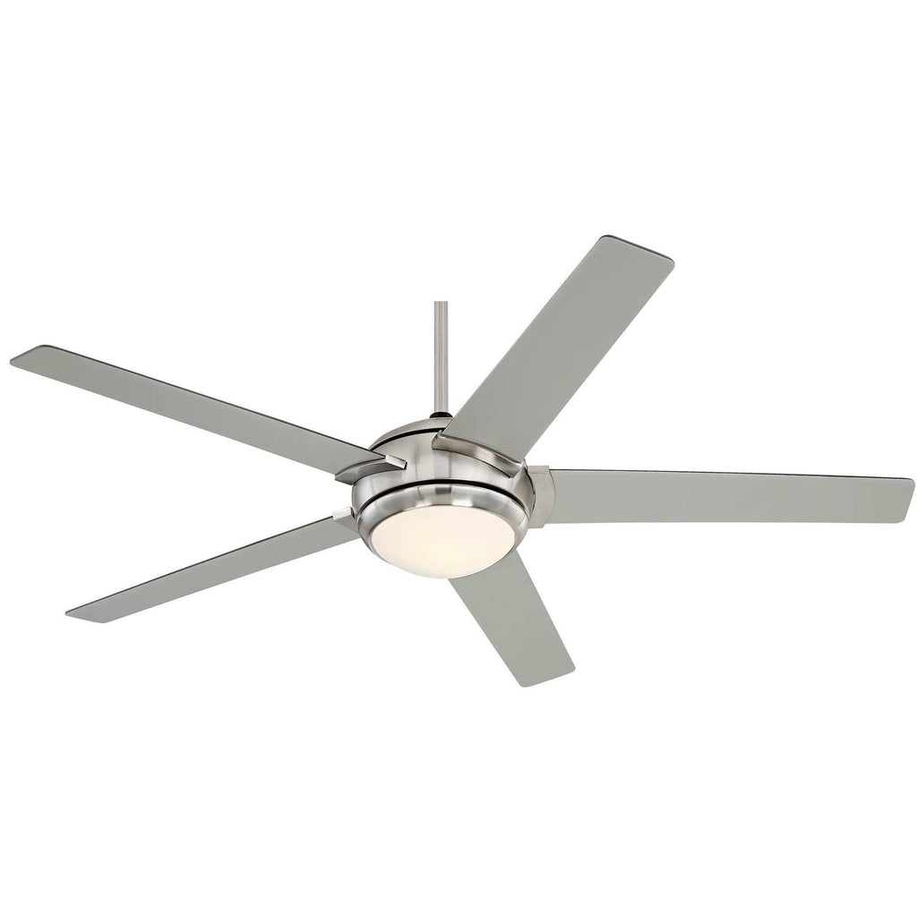 52x22 Brushed Nickel LED Ceiling Fan with Light W769