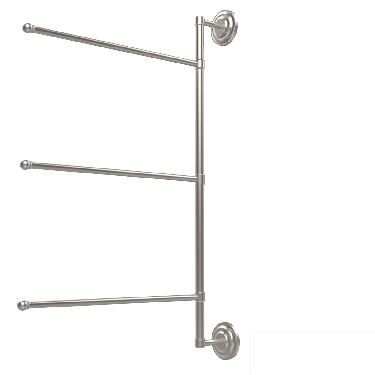 3 Swing Arm Vertical 28-in Towel Bar Satin Chrome M489269