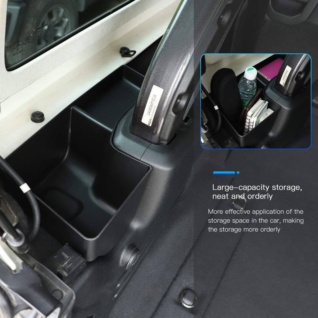 Trunk Storage Tray Organizers Rear Cargo Side Box Pack of 2 O1338