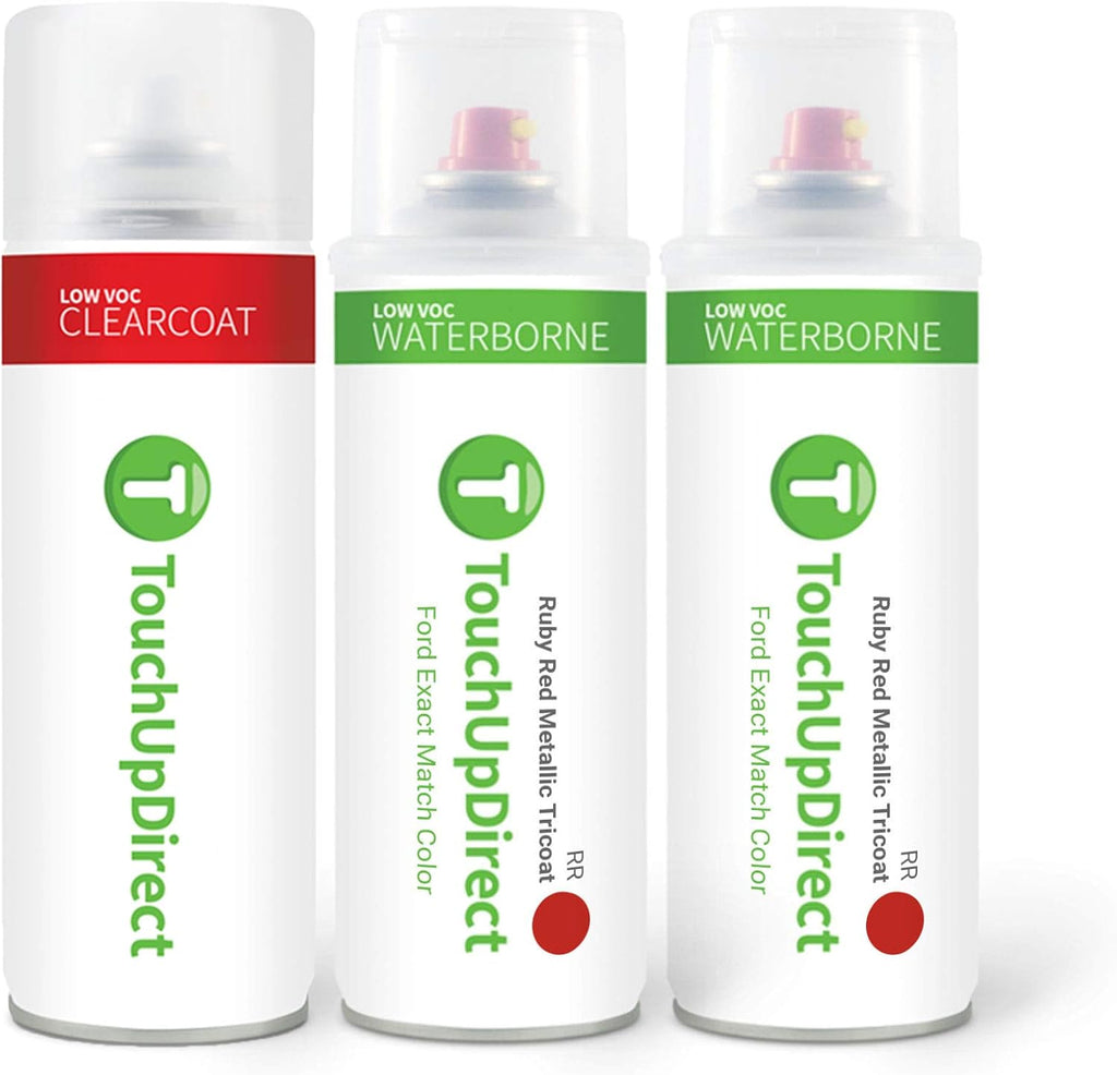 QAB Pearl White Automotive Touch Up Paint Aerosol Applicator Kit Z616443