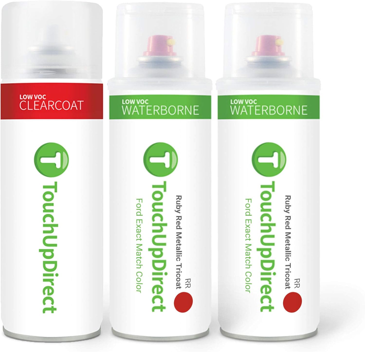 QAB Pearl White Automotive Touch Up Paint Aerosol Applicator Kit Z616443