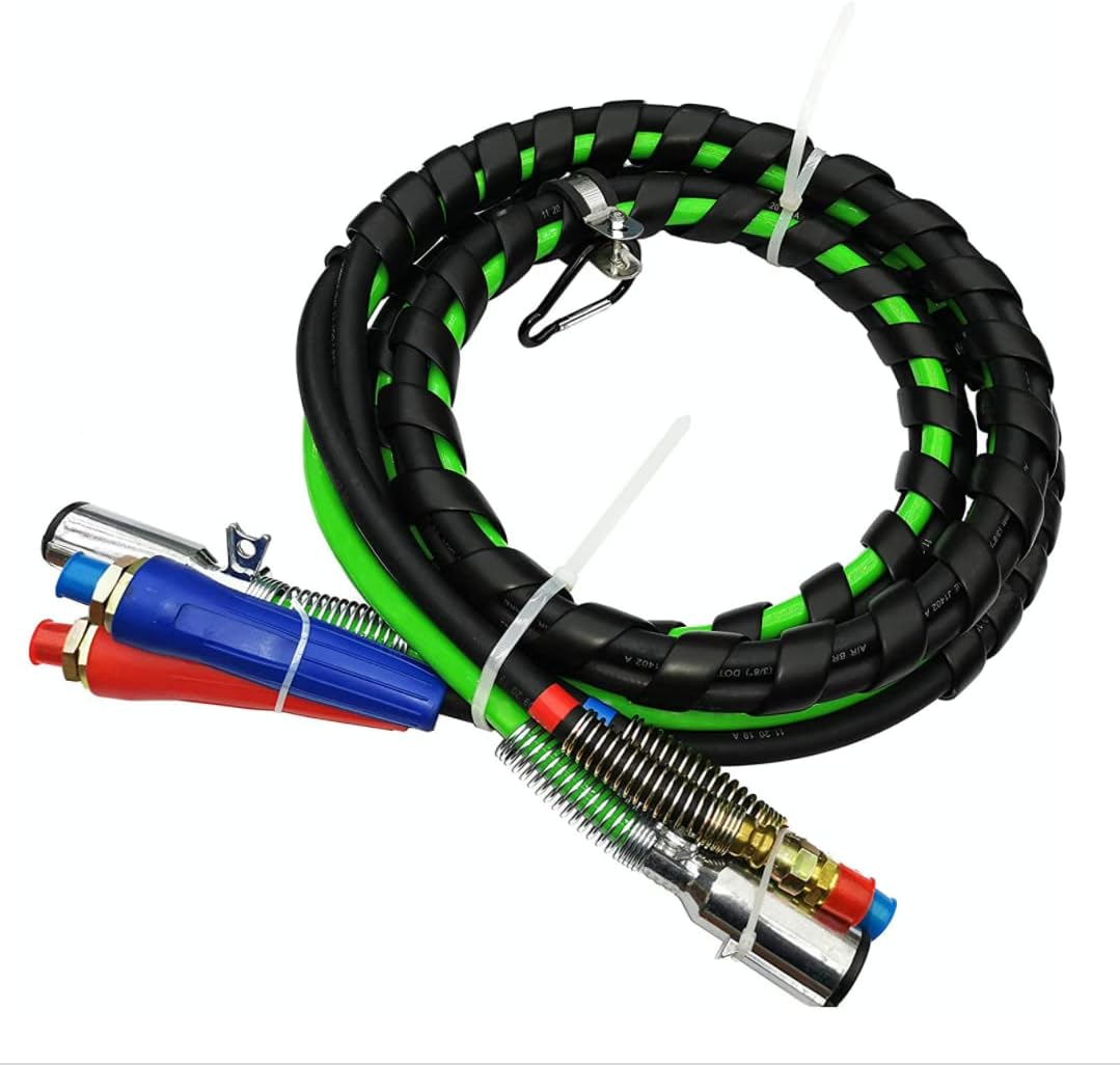 12 Ft 3-in-1 Air Line Hose Assemblies for Semi Truck Tractor Trailer Z854