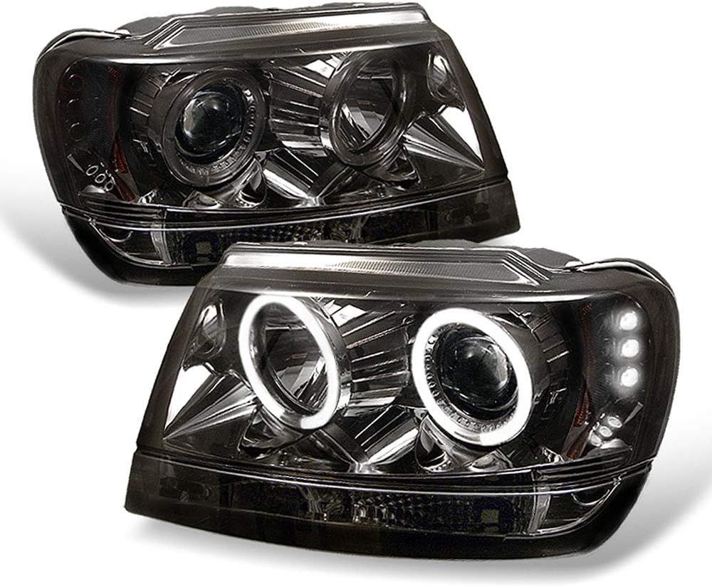 Chrome Housing Projector Headlight Headlamp Y4963
