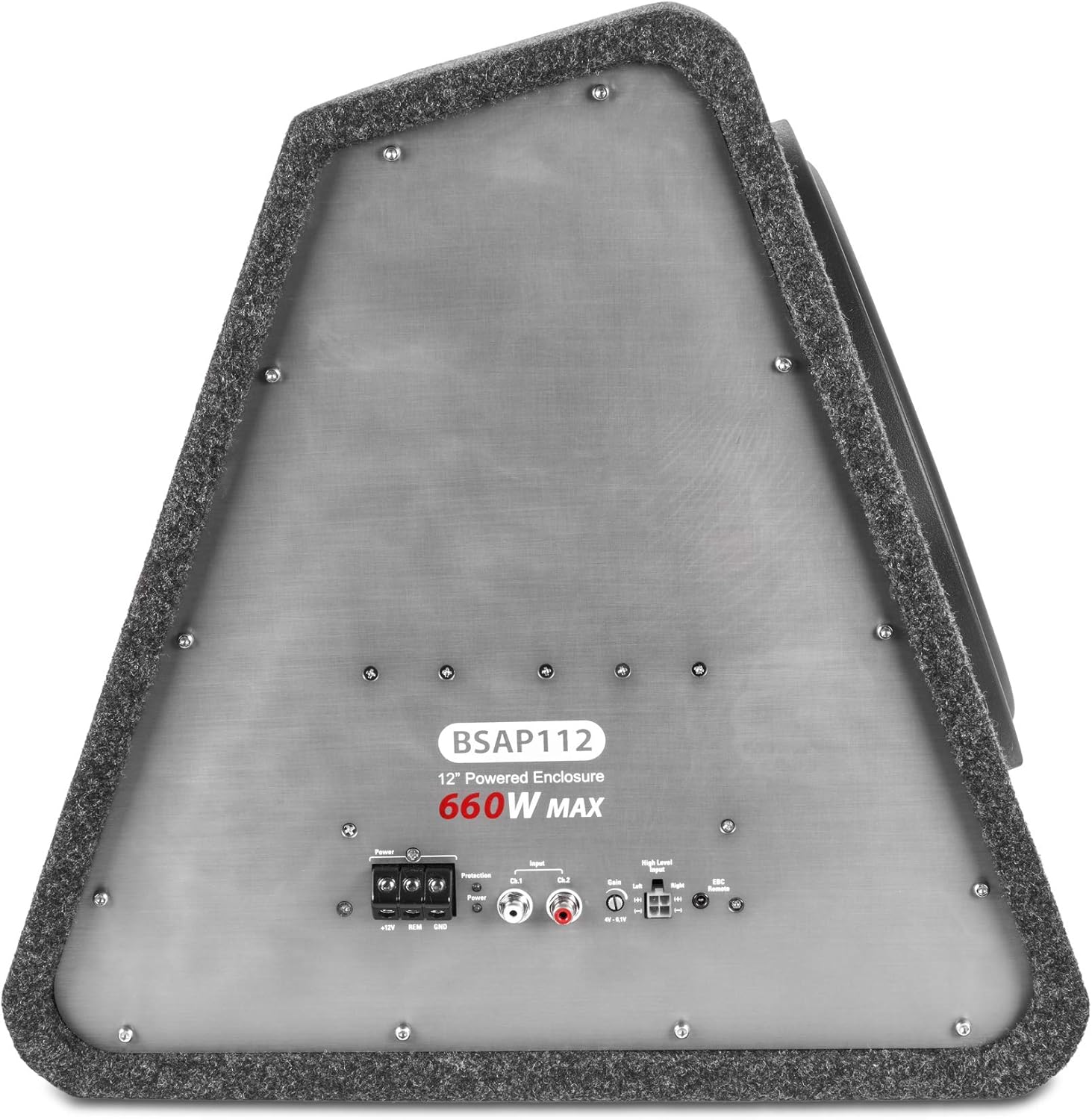 12" Powered Vented Subwoofer Enclosure with Built-in Amplifier W4574