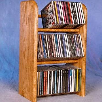 Dark Multimedia Tabletop Storage Rack S6953