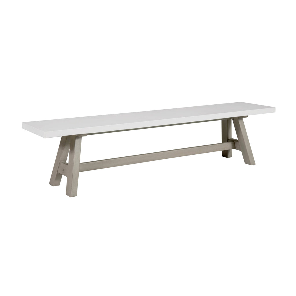 Solid Dining Bench in Gray K902883
