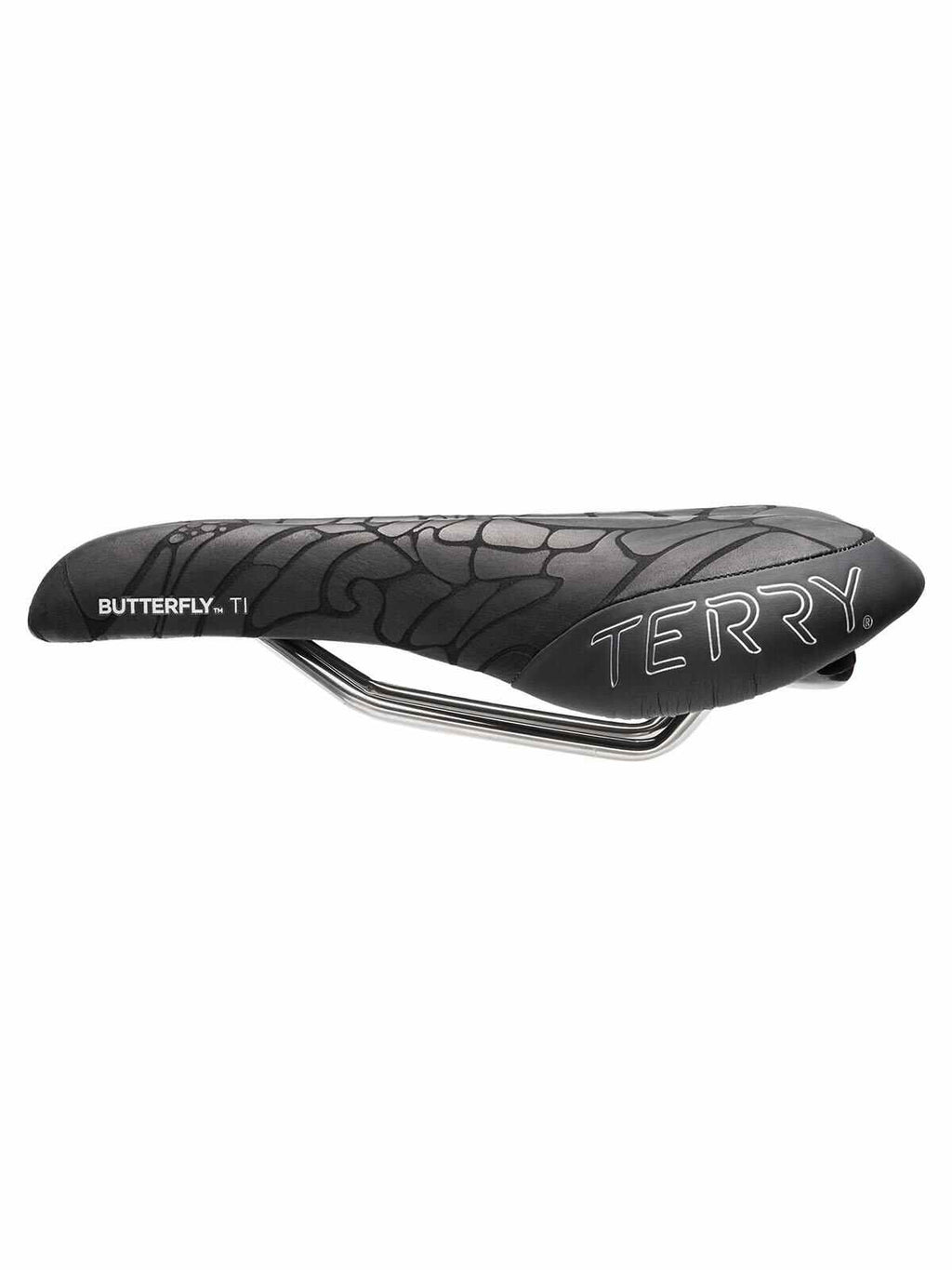 Black Textured Leather Bike Saddle V659