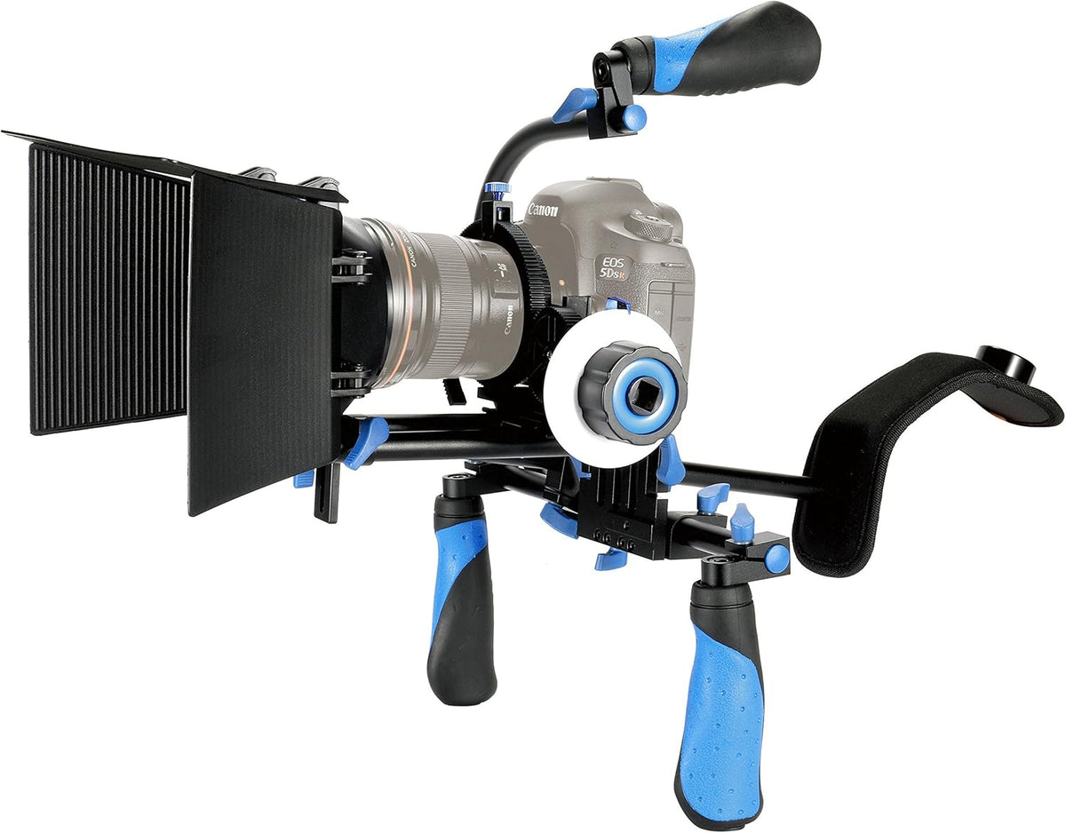 DSLR Rig Shoulder Mount with Follow Focus and Matte Box O13817