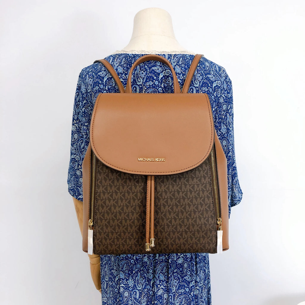 Brown Drawstring Backpack Q549726