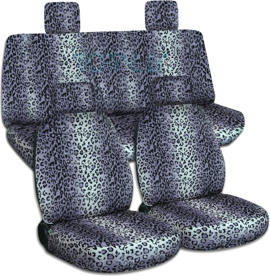 Silver Snow Tiger Full Set Seat Covers H792573