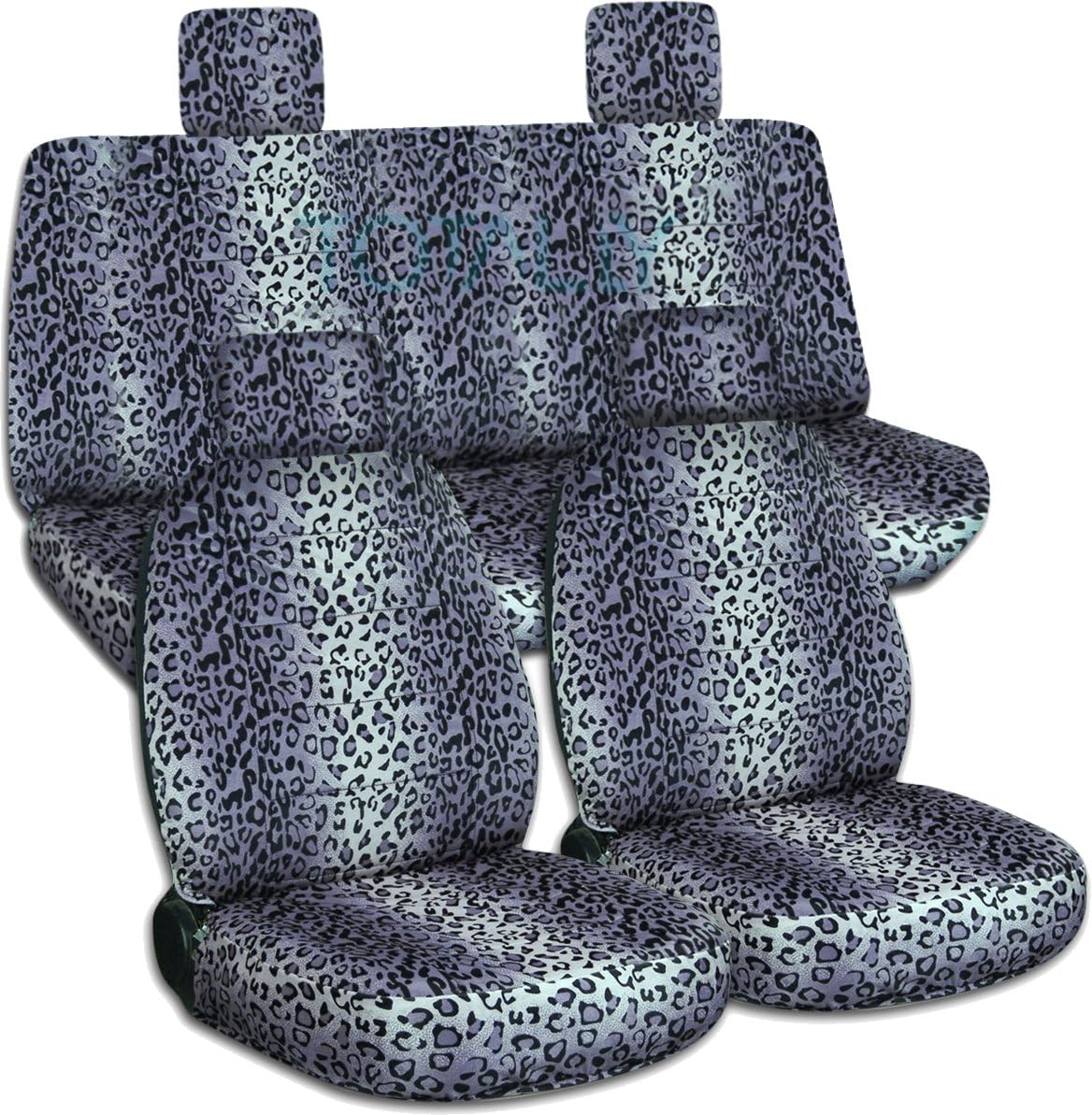 Silver Snow Tiger Full Set Seat Covers H792573