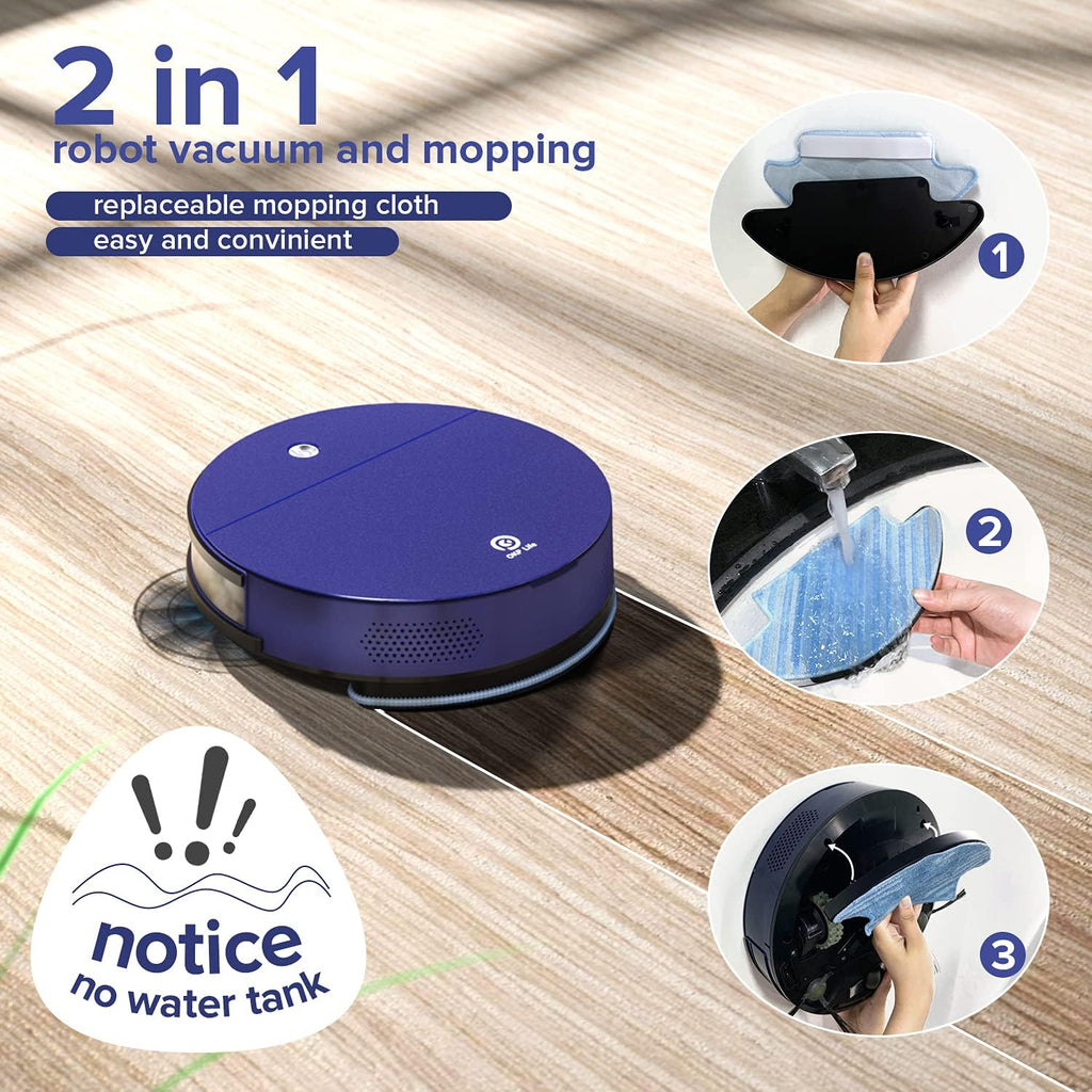 Robot Vacuum with Self-Charging and 2000pa Suction V860