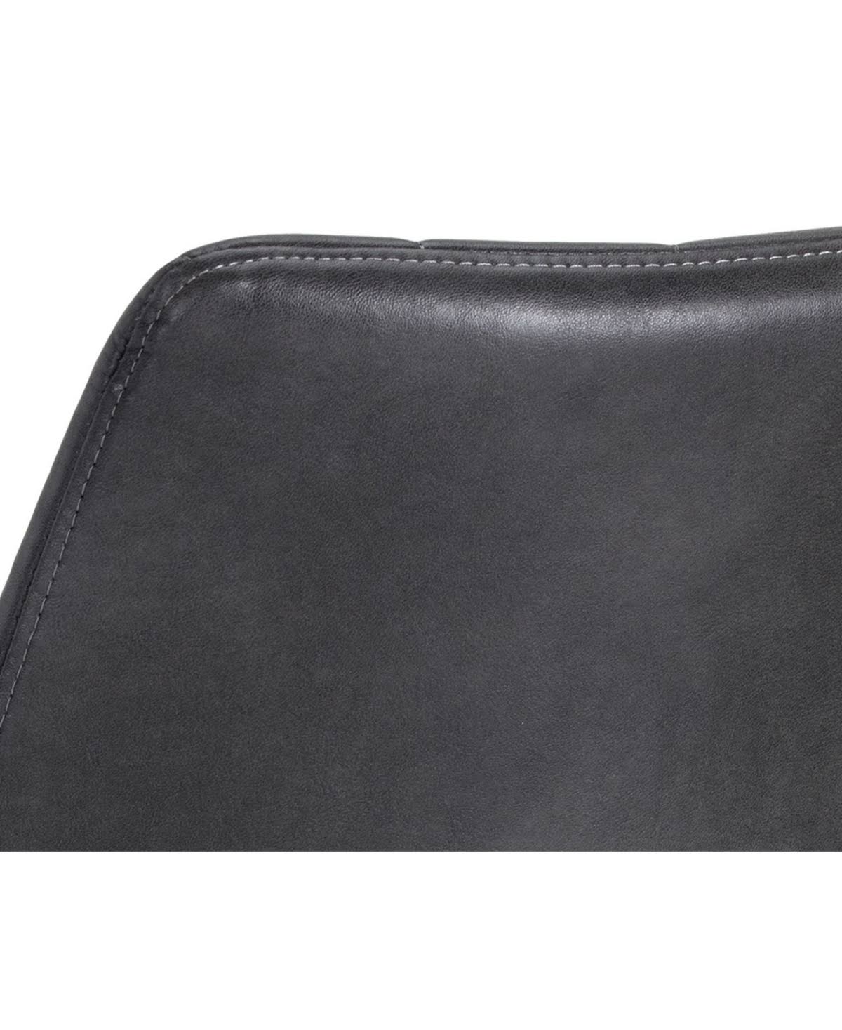 Black Faux Leather Dining Chair U727