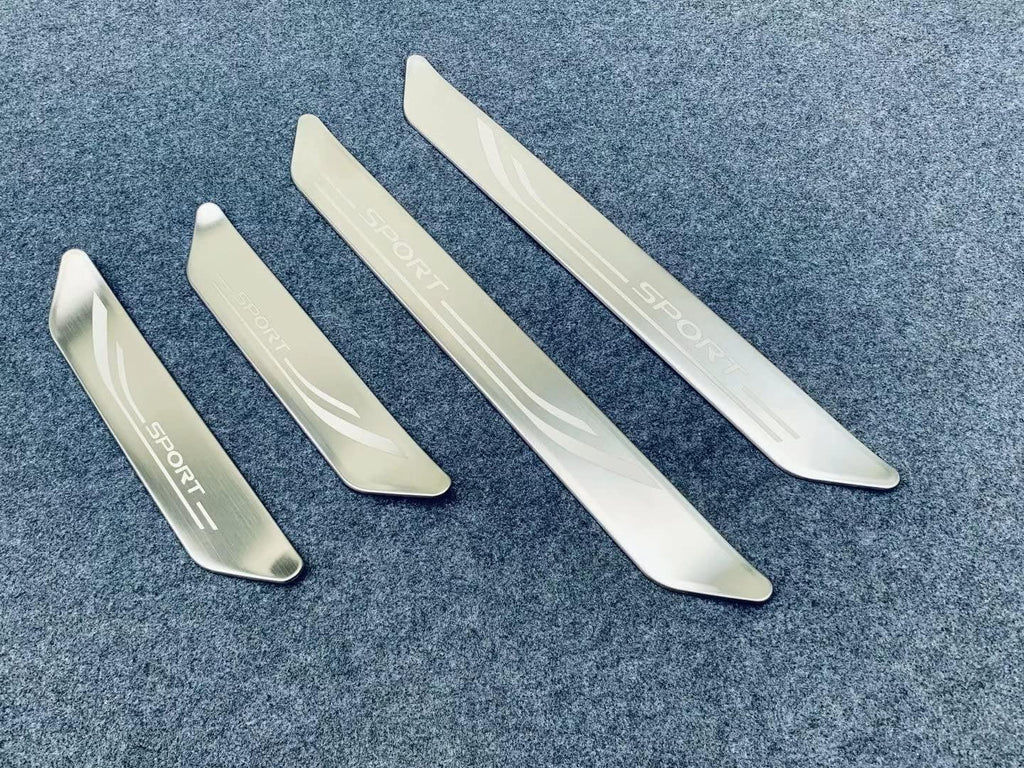 Stainless Steel Car Door Sill Protector Cover 4PCS T6026