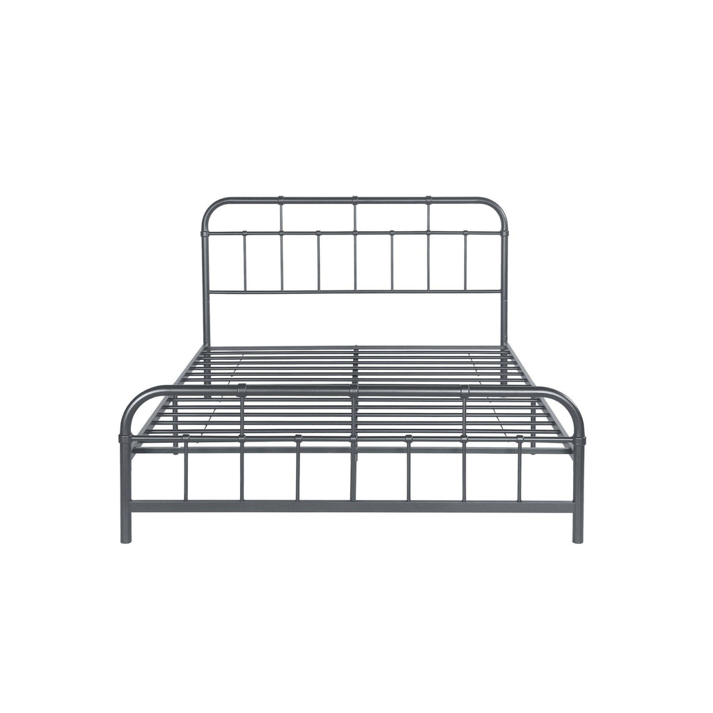 Charcoal Gray Queen Size Bed Frame W188
