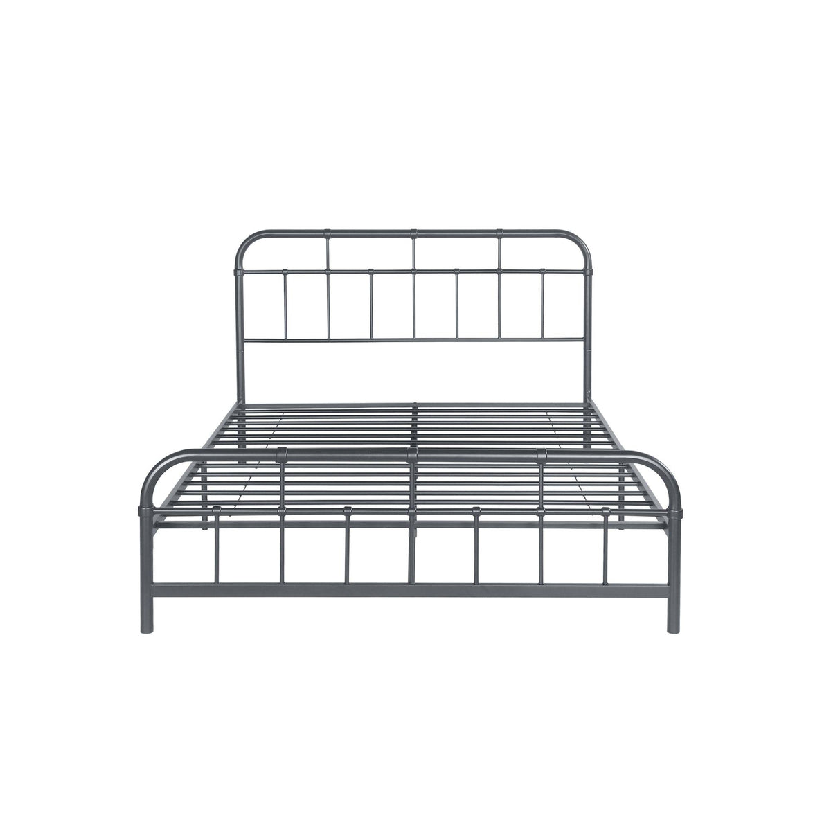 Charcoal Gray Queen Size Bed Frame W188