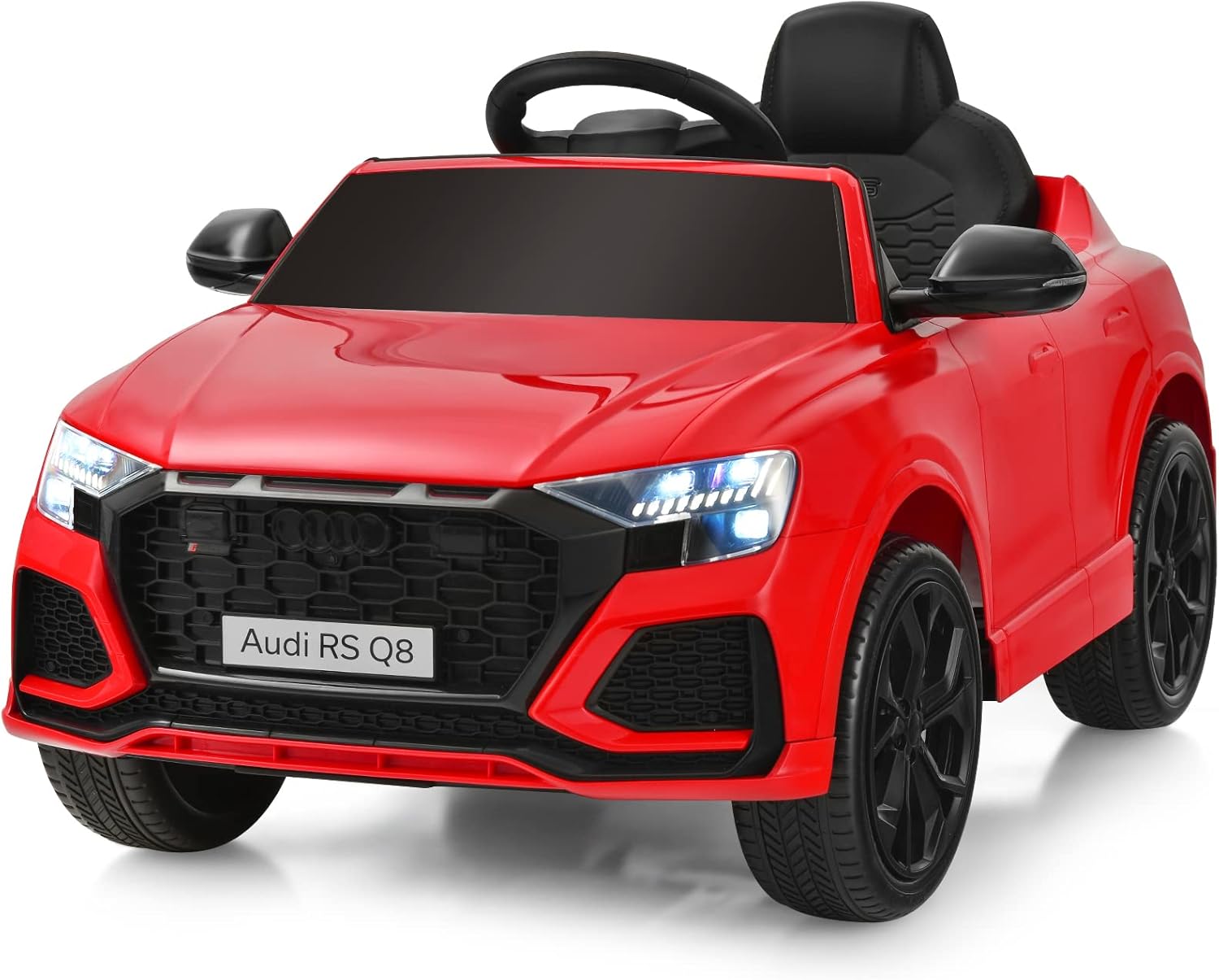12V Licensed Audi Q8 Kids Ride on Car with Remote Control, White X943403