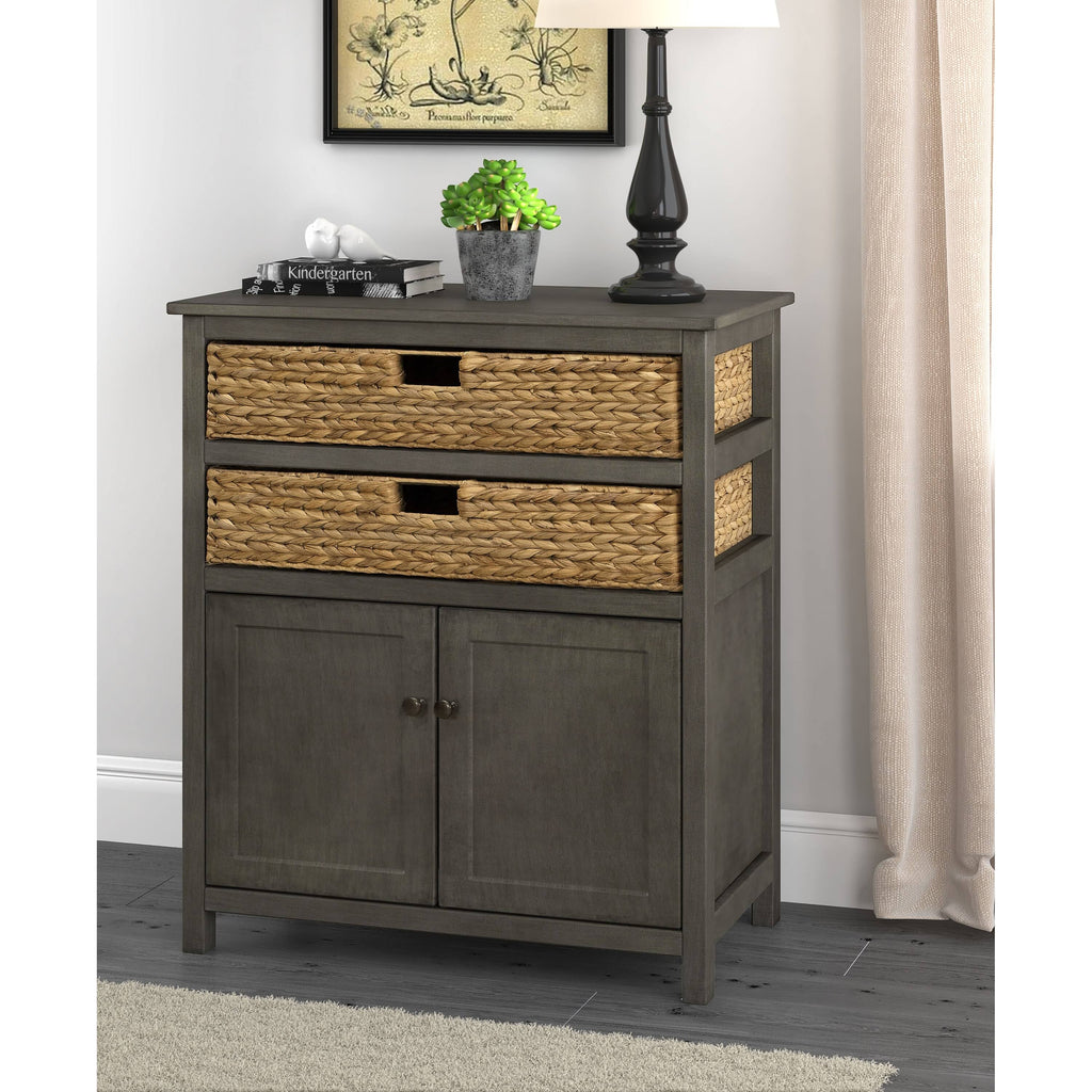 Dark Gray Storage Cabinet Q960