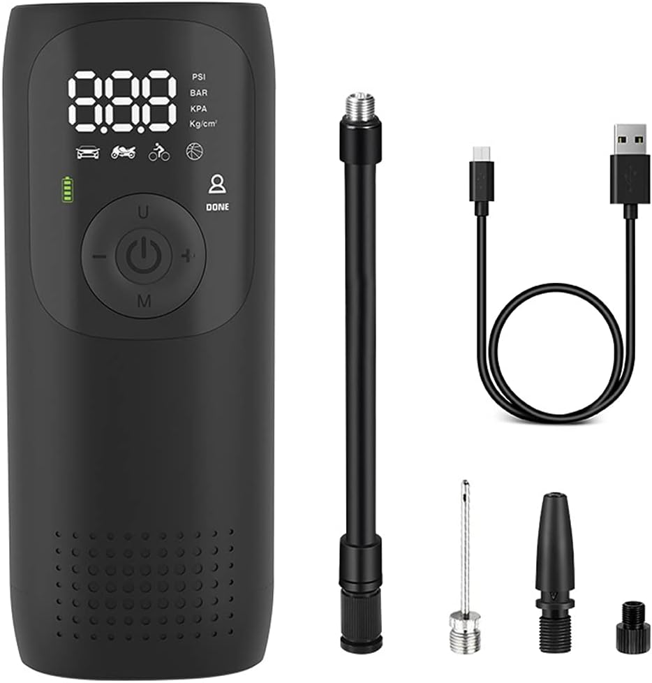 150PSI Portable Air Compressor Tire Inflator Rechargeable Digital Pump Pack of 2 J751