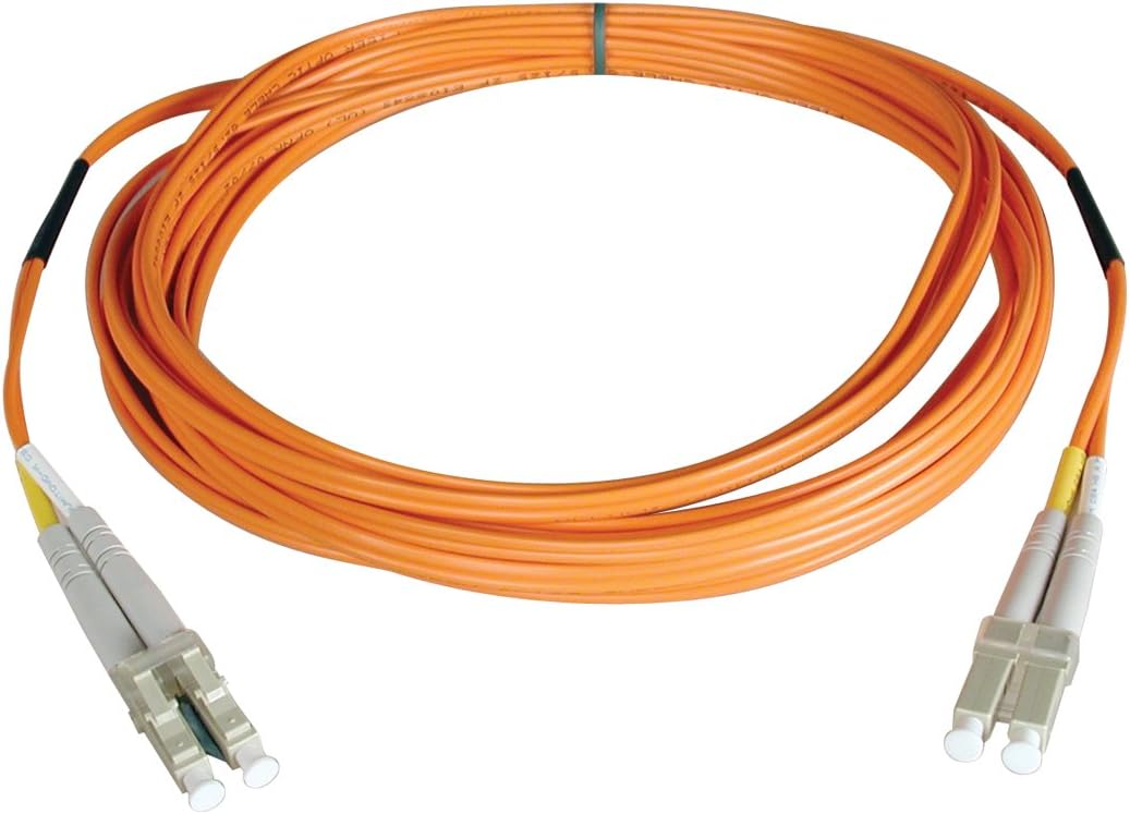 Duplex Multimode 62.5/125 Fiber Patch Cable (LC/LC), 405-ft A81616