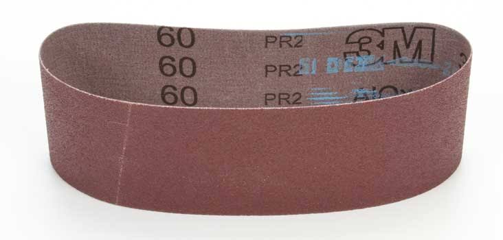 3M Cloth Belt 340D, 50 X-weight, 4 in x 40-3/4 in, Film-lok, Single-Flex E7227