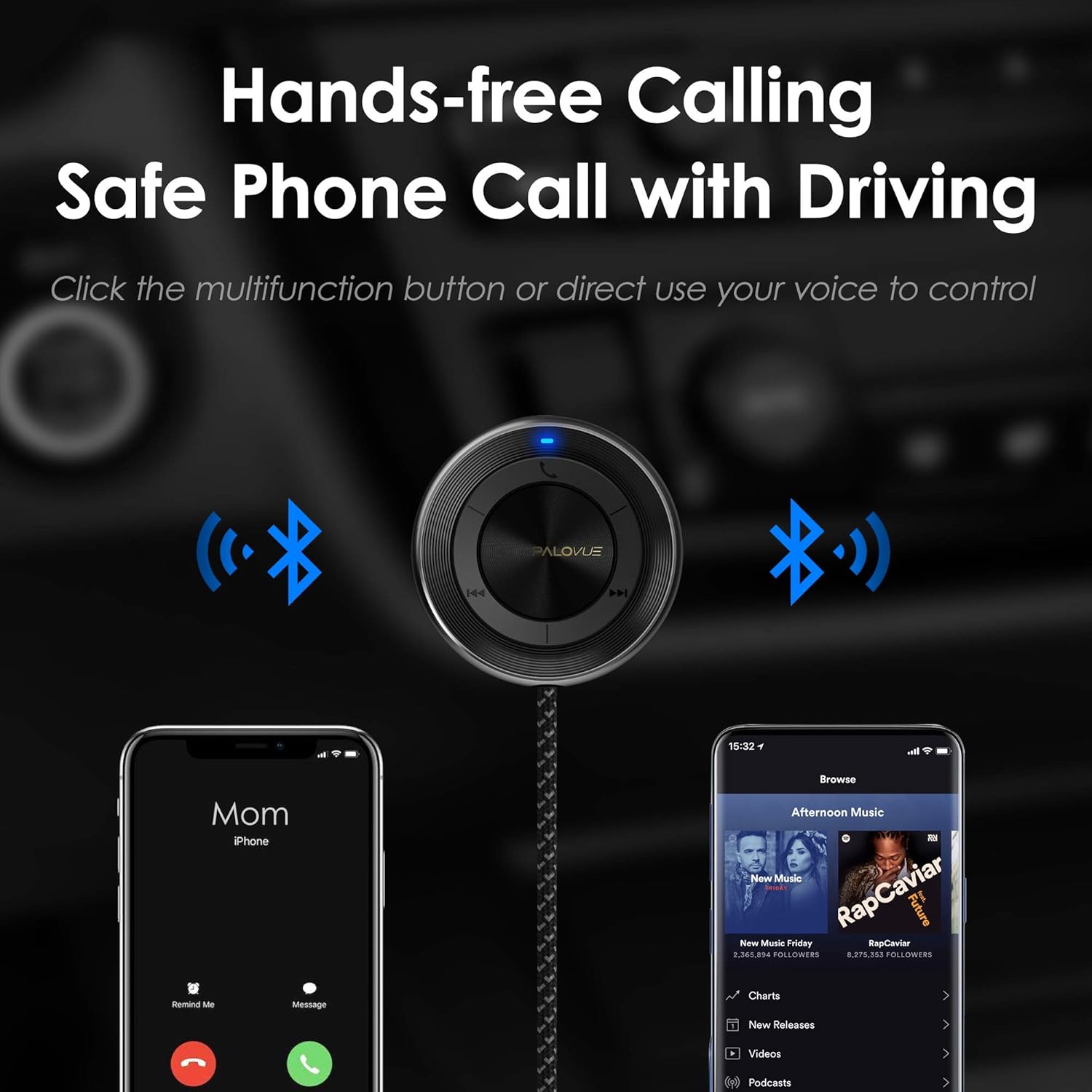 Bluetooth Aux Adapter for Car Home Stereo Q834263