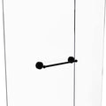 Matte Black 18 inch Shower Door Towel Bar N190