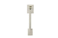 Satin Brass Single Cylinder Sectional Handleset Lever M77671