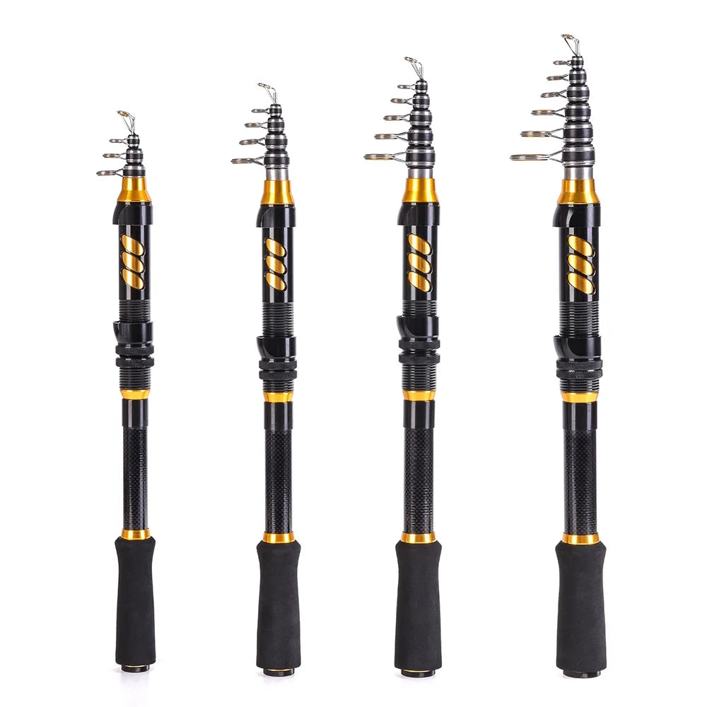 2PCS Telescopic Fishing Rod and Reel Combo Kit F601721