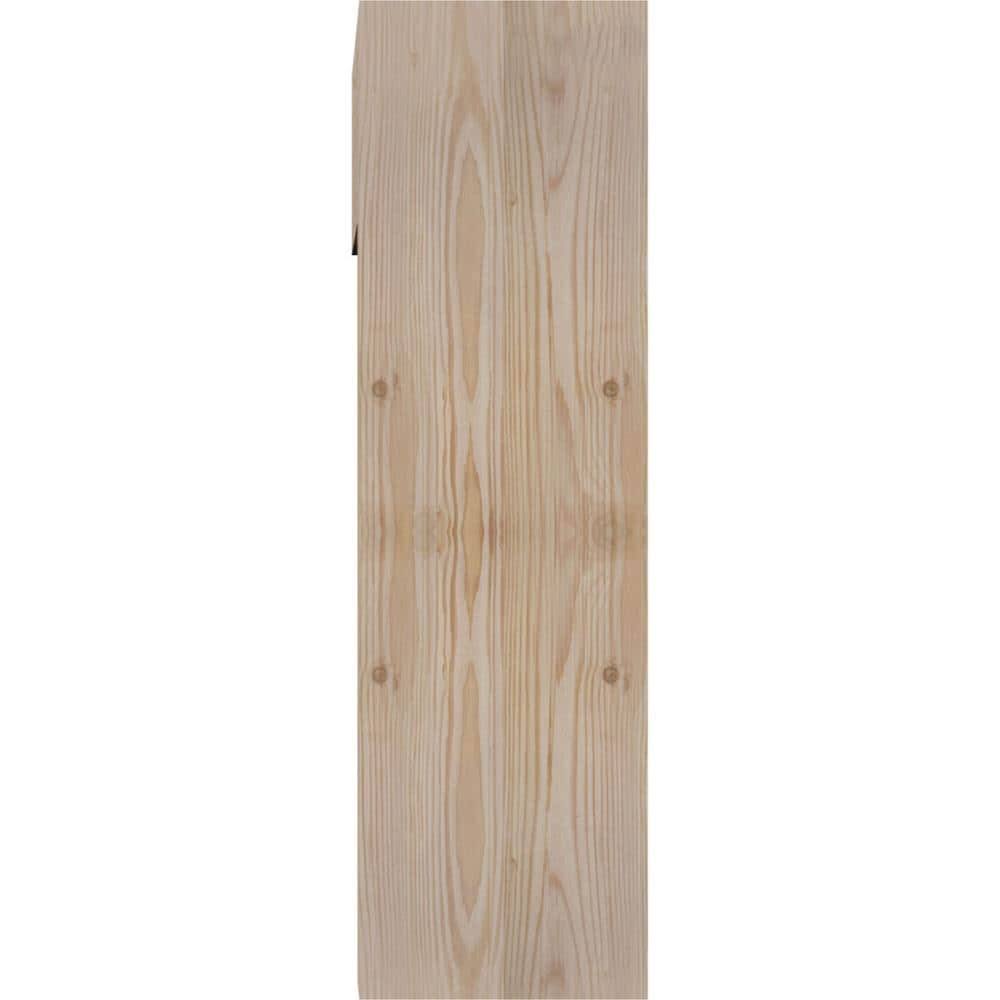 Douglas Fir Smooth Bracket with Offset Brace M92150