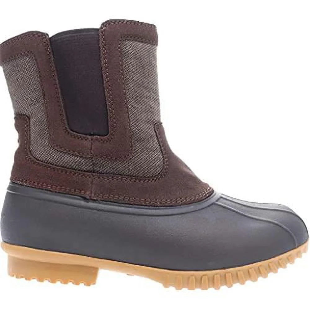 Brown Side-Zip Snow Boot S722923