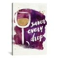 Watercolor Wine I Canvas Print C874767
