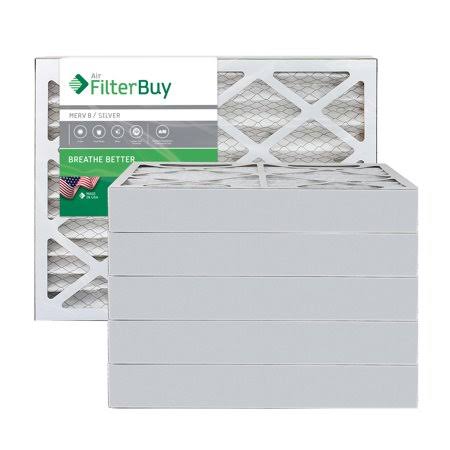 10x10x4 MERV 8 Pleated AC Furnace Air Filter, Pack of 6 E220
