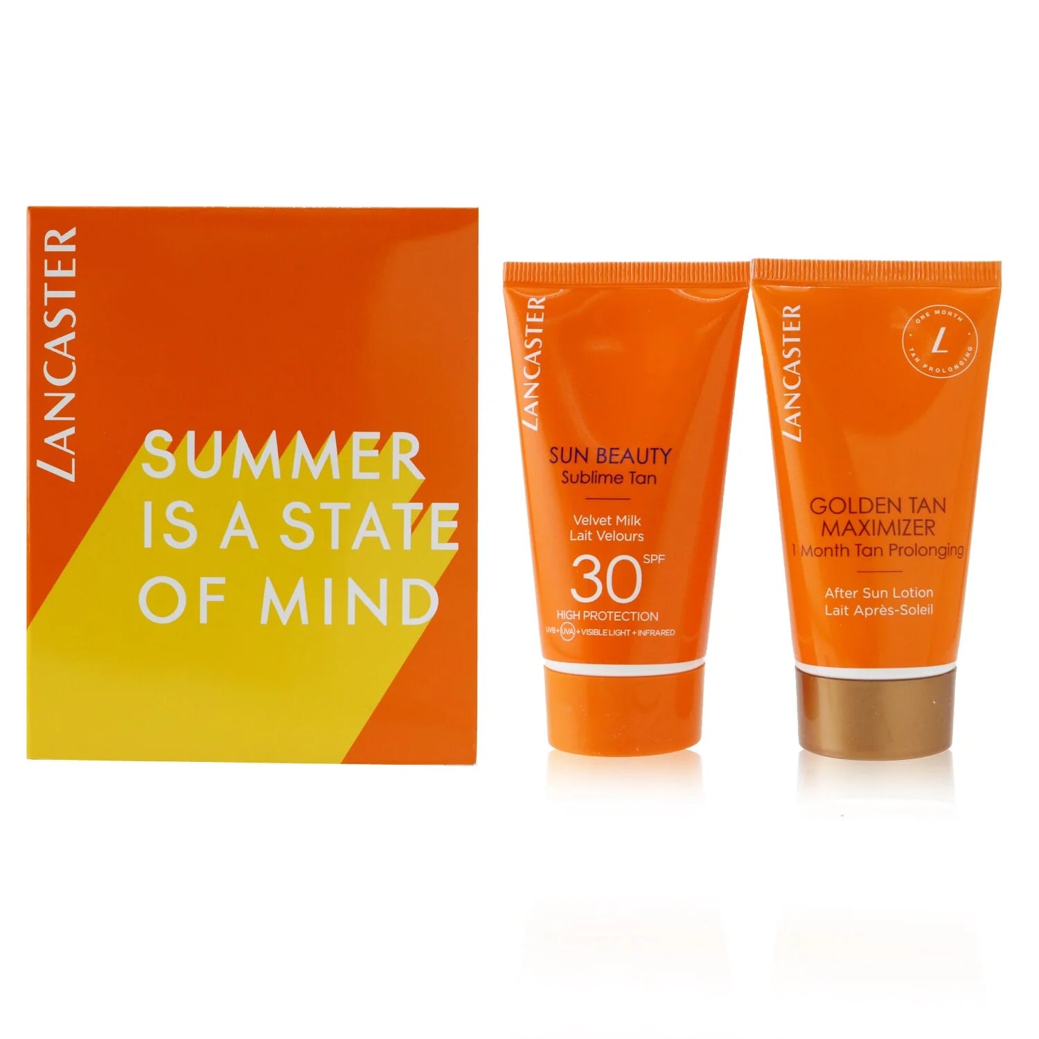 Sun Beauty Sublime Tan Velvet Milk SPF 30 and Golden Tan Maximizer After Sun Lotion 2pcs V711
