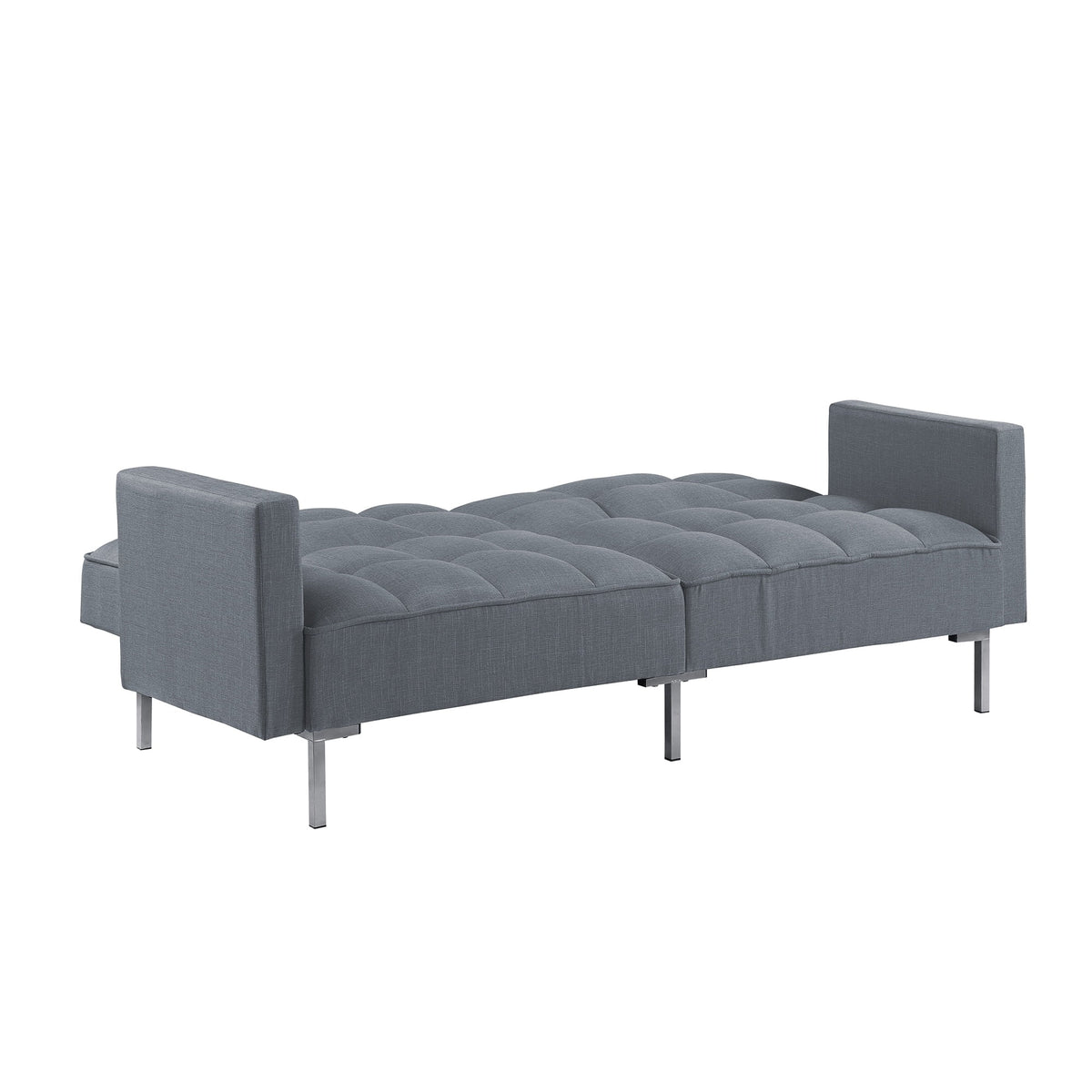Linen Upholstered Convertible Folding Futon Sofa Bed X536