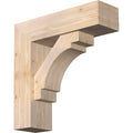 Douglas Fir Smooth Bracket with Offset Brace M92150