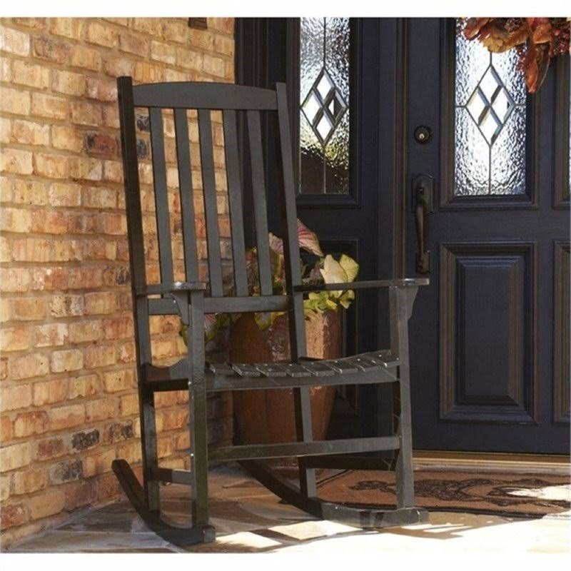 Painted Black Rocker H82119