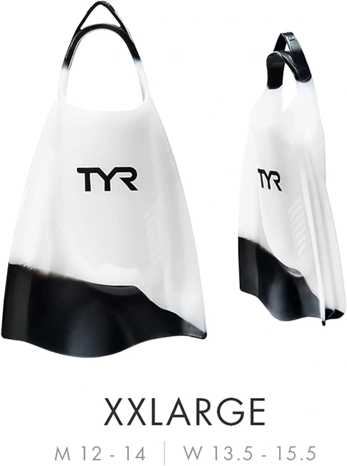 Clear X-Large Swim Training Fins I8592
