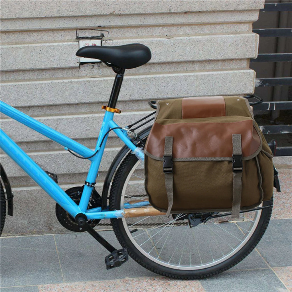 Canvas Waterproof Motorbike Saddle Bag O941