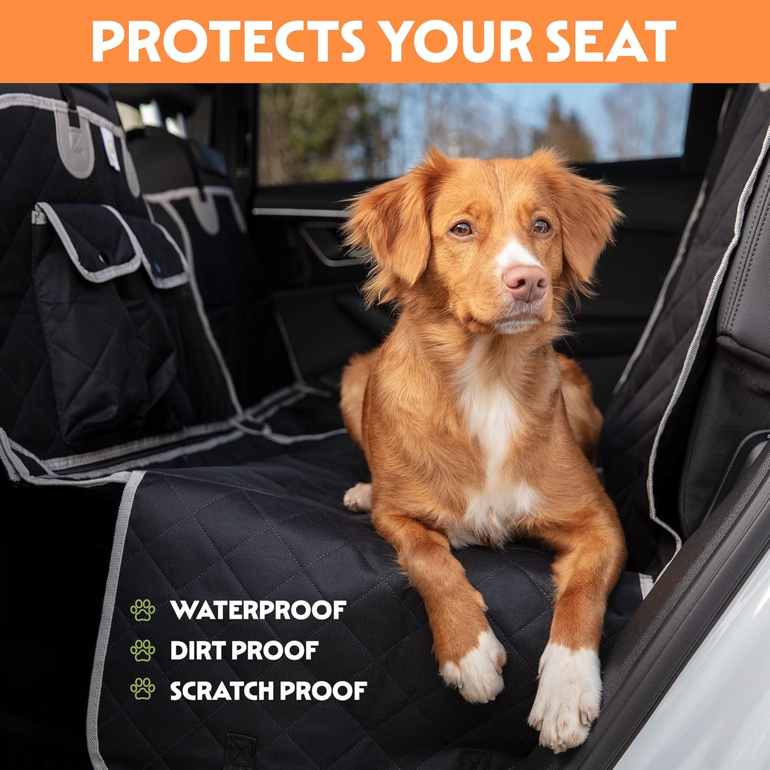 Waterproof Non-Slip Dog Seat Covers Pack of 2 Z588