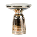 Antique Polished Gold Side Table W349995