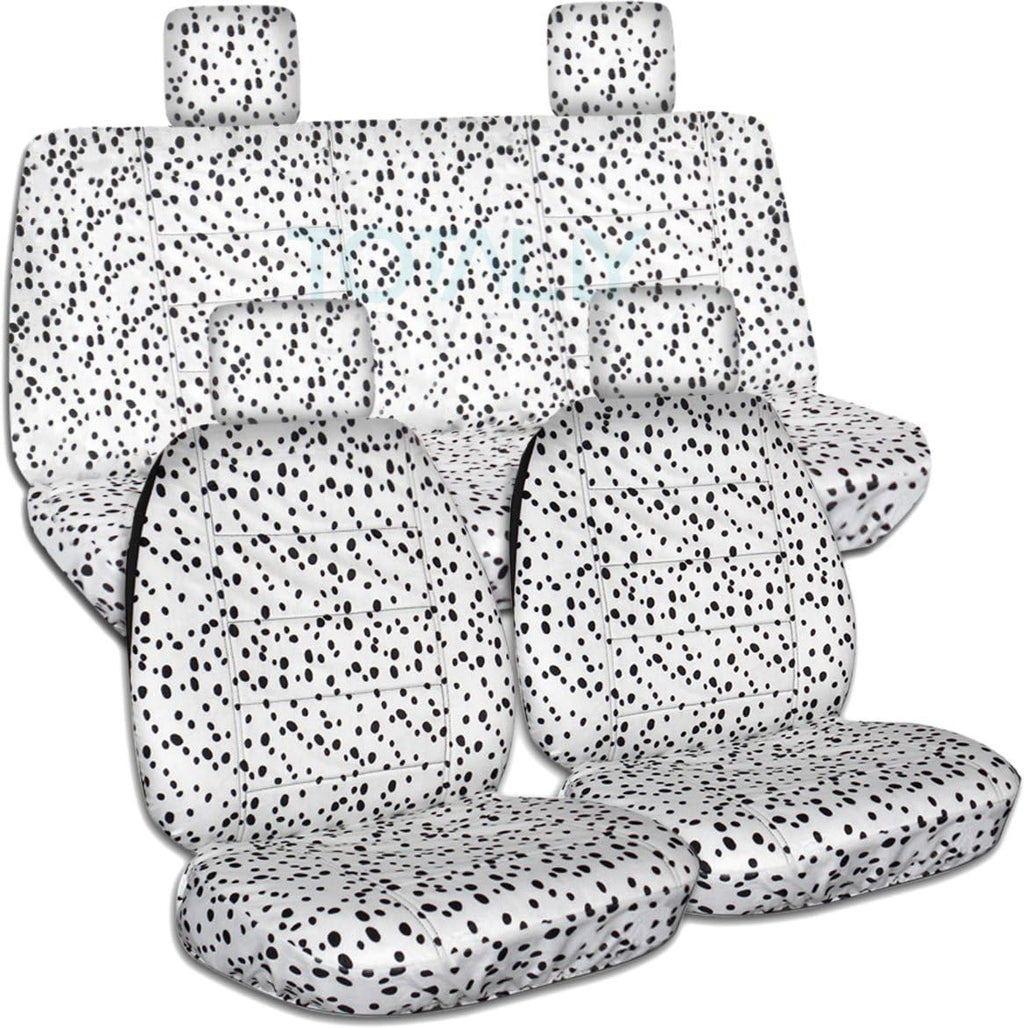 Silver Snow Tiger Full Set Seat Covers H792573