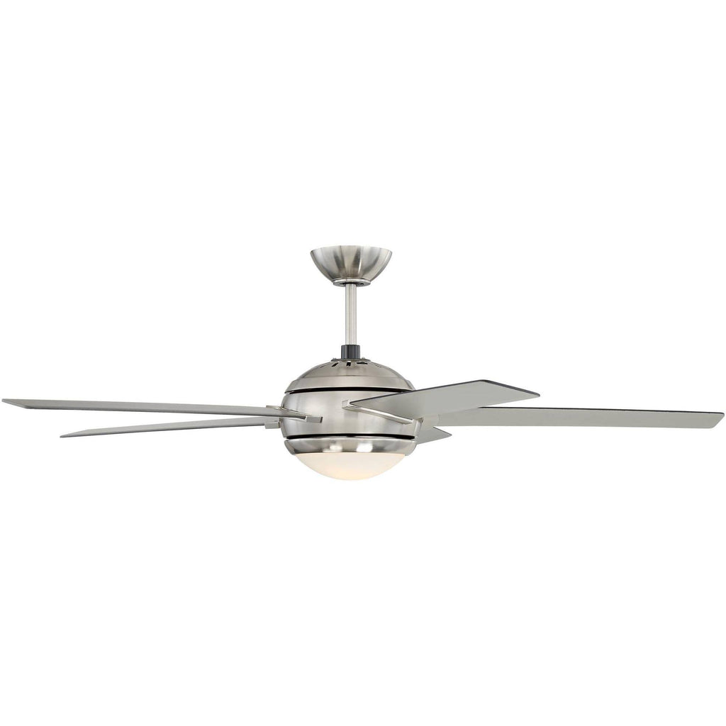 52x22 Brushed Nickel LED Ceiling Fan with Light W769