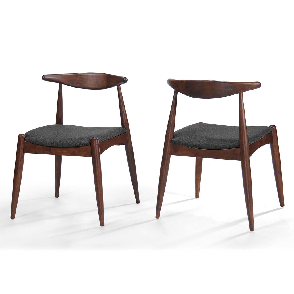 5 Piece Walnut Finish Dining Set A457