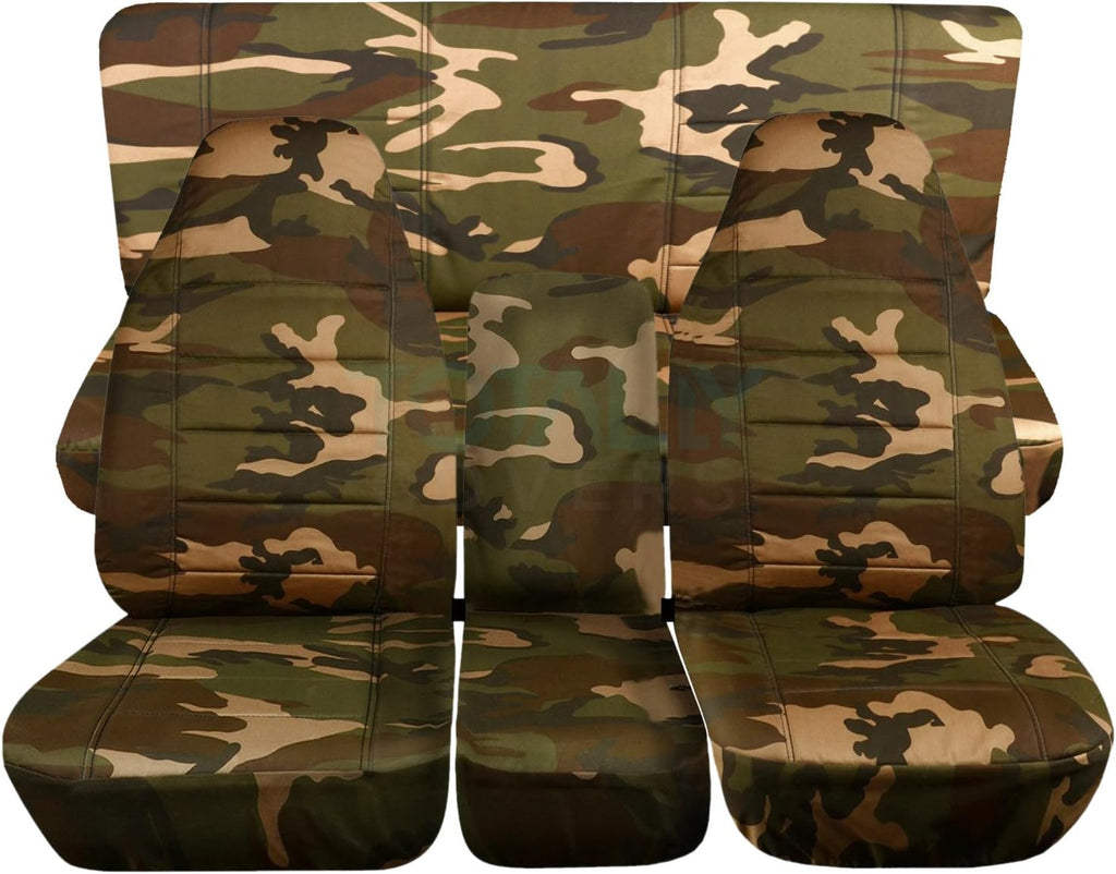Camo Truck Seat Covers Full Set X62844