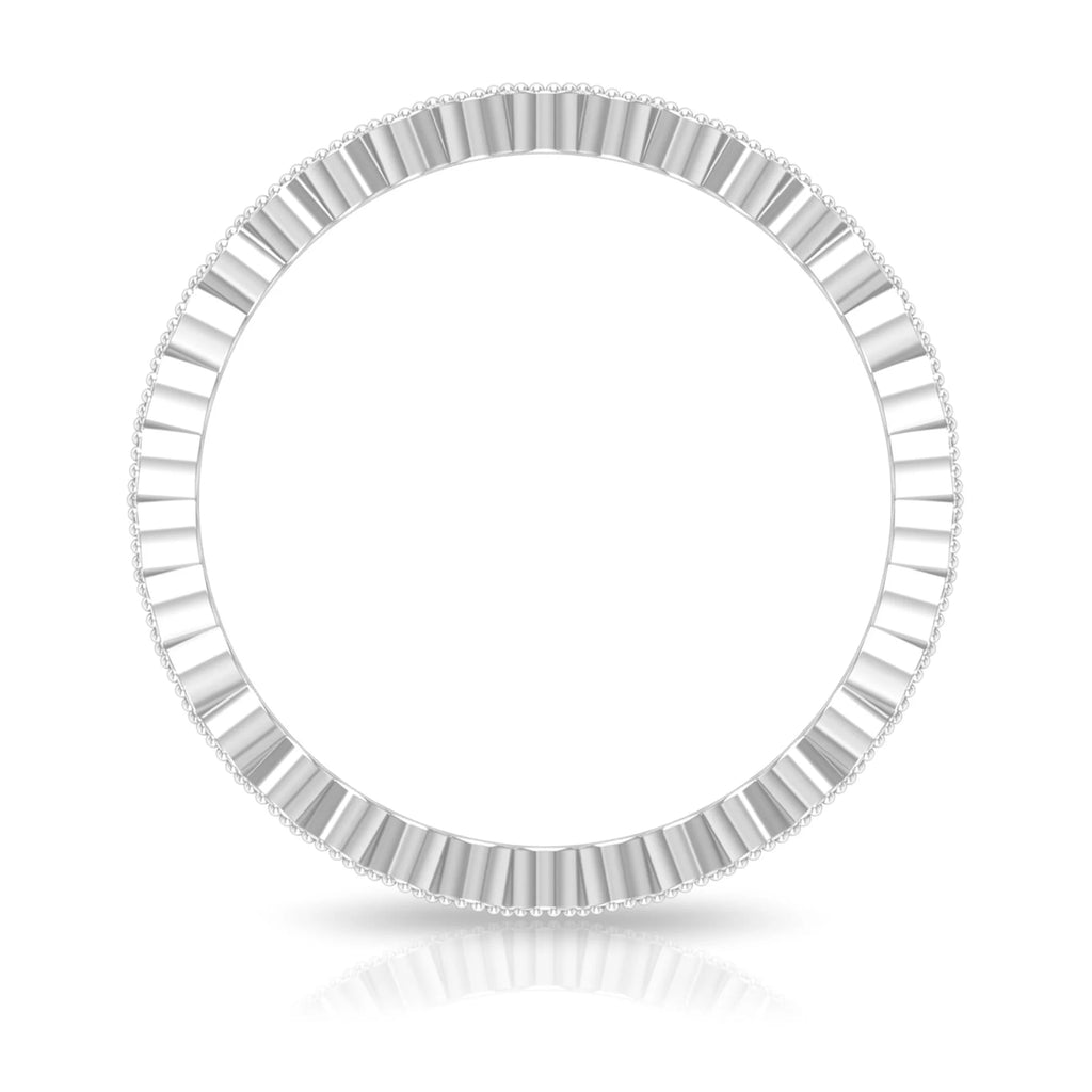 1.5 CT Lab Created Blue Sapphire Full Eternity Ring in 925 Sterling Silver B5279