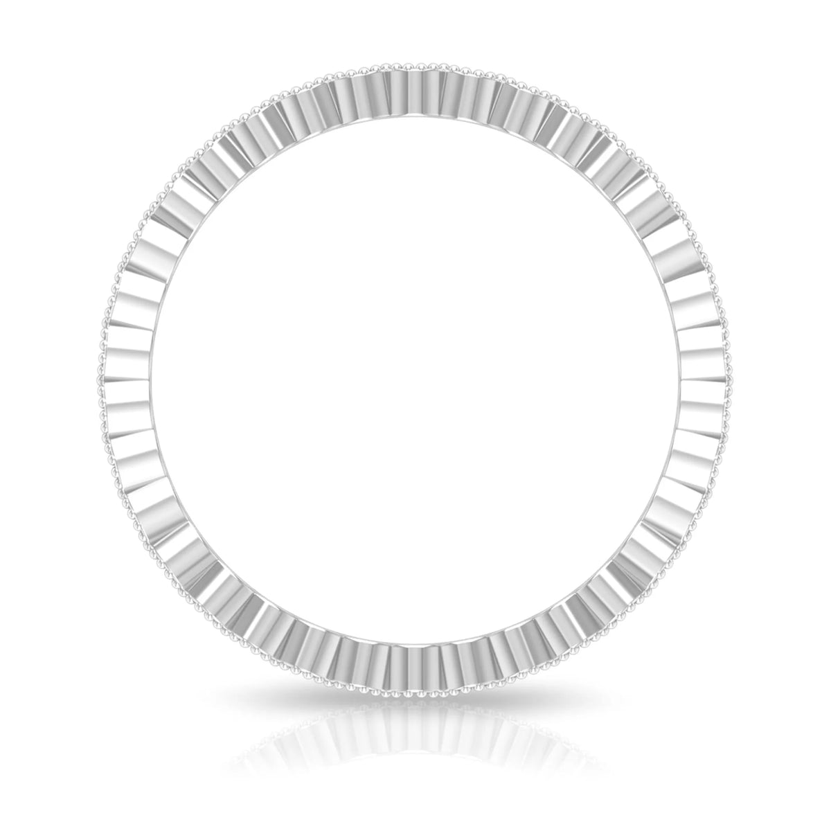 1.5 CT Lab Created Blue Sapphire Full Eternity Ring in 925 Sterling Silver B5279