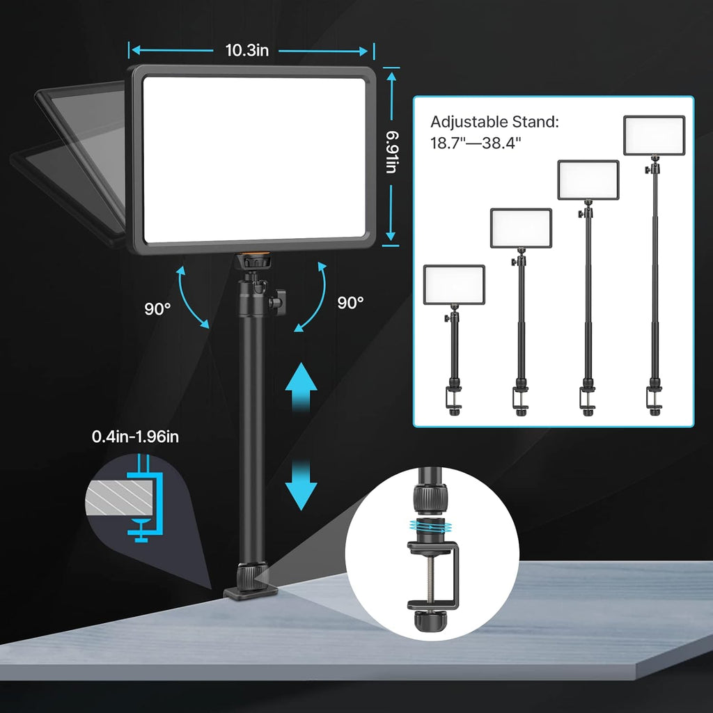 11in LED Key Light with Controller Extendable Studio Lighting K949911