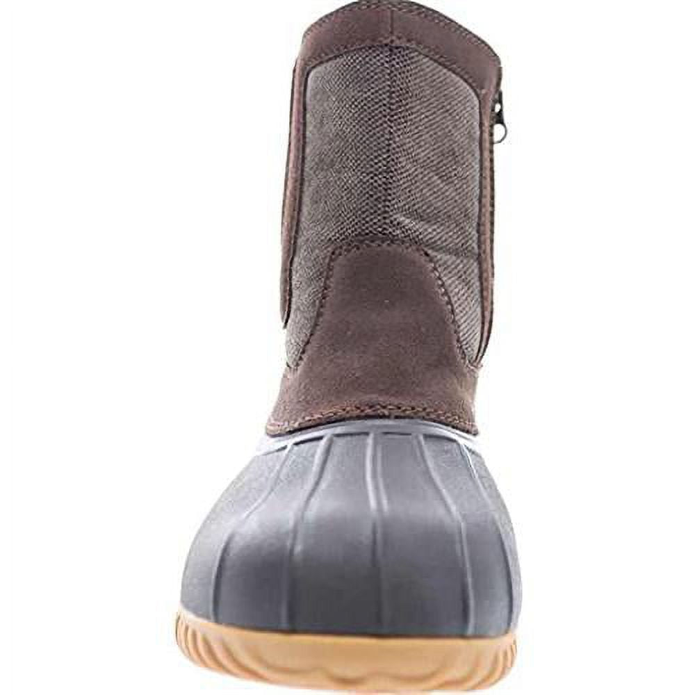 Brown Side-Zip Snow Boot S722923