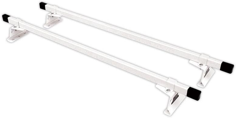 White Aluminum Van Roof Rack with 50" Bars F1439